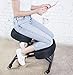 Sleekform Adjustable Seat Angle and Height Kneeling Chair, Ergonomic Posture Stool Chairs for Office and Home - Thick Comfortable Cushions, Wheels