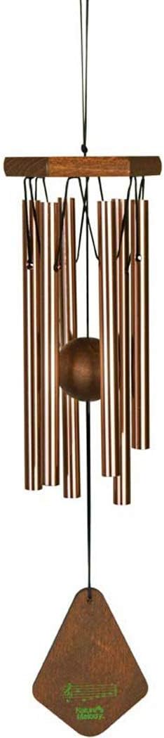 Abcsea 1 piece rose gold garden wind chimes outdoor metal, polaris wind chimes, chimes of pluto