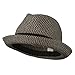 Men's Fedora with Paper Straw Braid