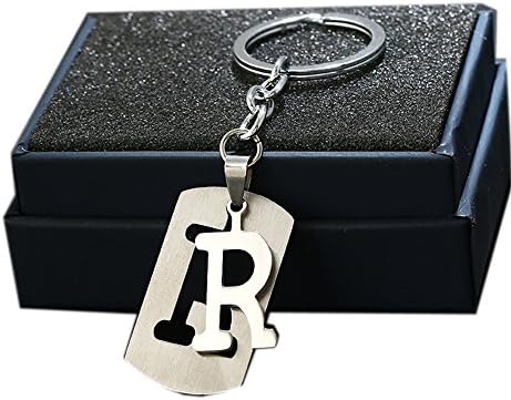 Gnovelty 26 Alphabet Letters Keychain Key Ring R