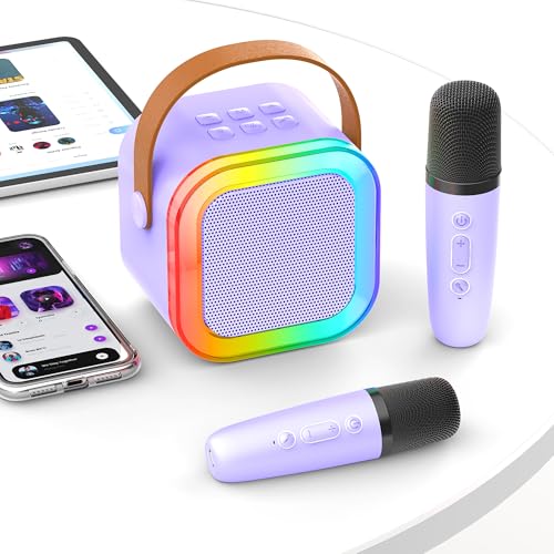 Lavender purple-2 Mics