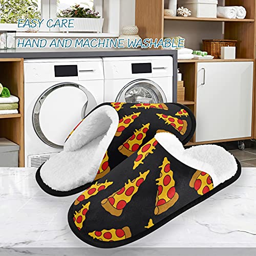 Umidedor Pizza Food Slippers For Women Girls, Soft Memory Foam Non