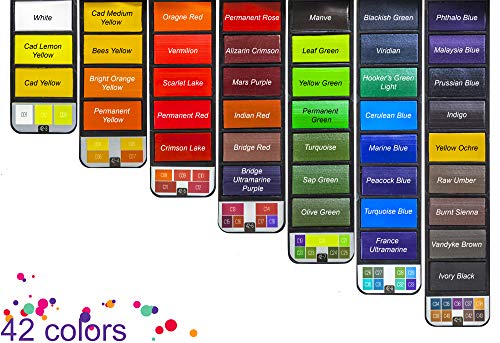 image for MyThingo Watercolor Paint Set, Artist Foldable and Portable Pocket Tra