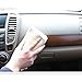 Trainshow Cleaning Chamois Shammy for Car, Natural Deerskin Leather Drying Cleaning Towel for Auto and Precision Instrument 20''X31.5'' (2-Pack)
