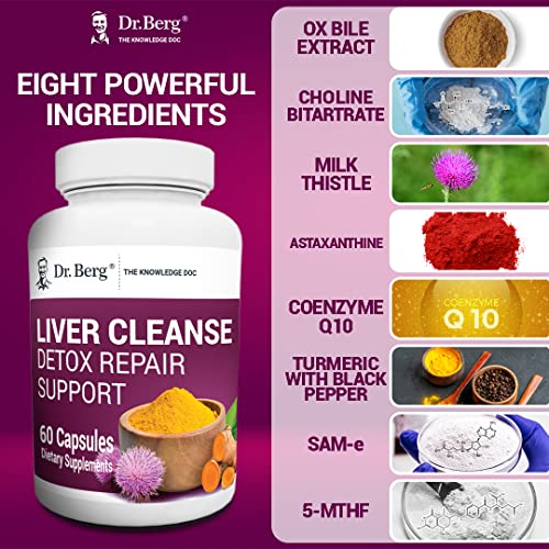 Dr. Berg's Liver Cleanse Detox & Repair Capsules Liver Support