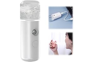 YAWOTA Easy Care Sunshine, 15s Heated Mini Travel Steamer, Rechargeable Handheld Cordless Steamer, Portable Travel Steamer, Small Mini Clothes Steamer, Travel Home Fabric Steam Iron (White)