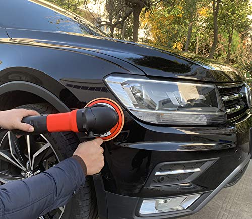 ZOTA Buffer Polisher, 15mm Long-Throw Orbital Polisher, 6" /850w Dual Action Polisher with Variable Speed/Soft Start/3 Professional Pads.