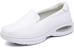 Touchmosees Women Nurse Sneakers Platform Sneakers Air Cushion Orthopedic Diabetic Walking Wedge Sneaker Ladies Toning Rocker Shoes