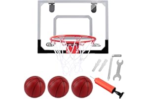 AMY & BENTON Amy&Benton Mini Indoor Basketball Hoop for Door Kids Basketball Hoop Set
