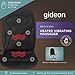 Gideon Powerful Vibrating Massager Seat Cushion for Back, Shoulder and Thighs with Heat Therapy / 8-Massaging Programs - Massage, Relax, Sooth and Relieve Thigh, Shoulder and Back Pain