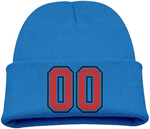 Uanwuquha 00 Sports Jersey Football Number Zero Top Level Unisex Beanie Hat For Cute Baby Boy/Girl Soft Toddler Infant Cap