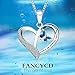 FANCYCD Personalized Sister Necklace Gift - Sterling Silver Engraved Heart Pendant, Adjustable Chain | Thoughtful Birthday, Christmas & Wedding Jewelry for Women, Teens, Best Friends & Sisters-in-Law