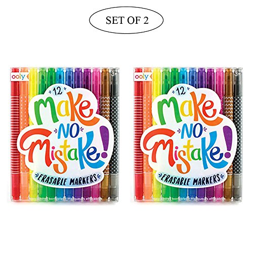Ooly Make No Mistake Erasable Markers