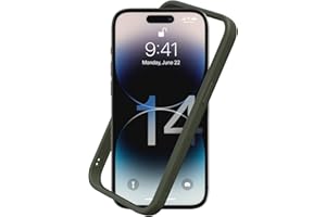 RhinoShield Bumper Case Compatible with [iPhone 14 Pro] | CrashGuard NX - Shock Absorbent Slim Design Protective Cover 3.5M / 11ft Drop Protection - Camo Green
