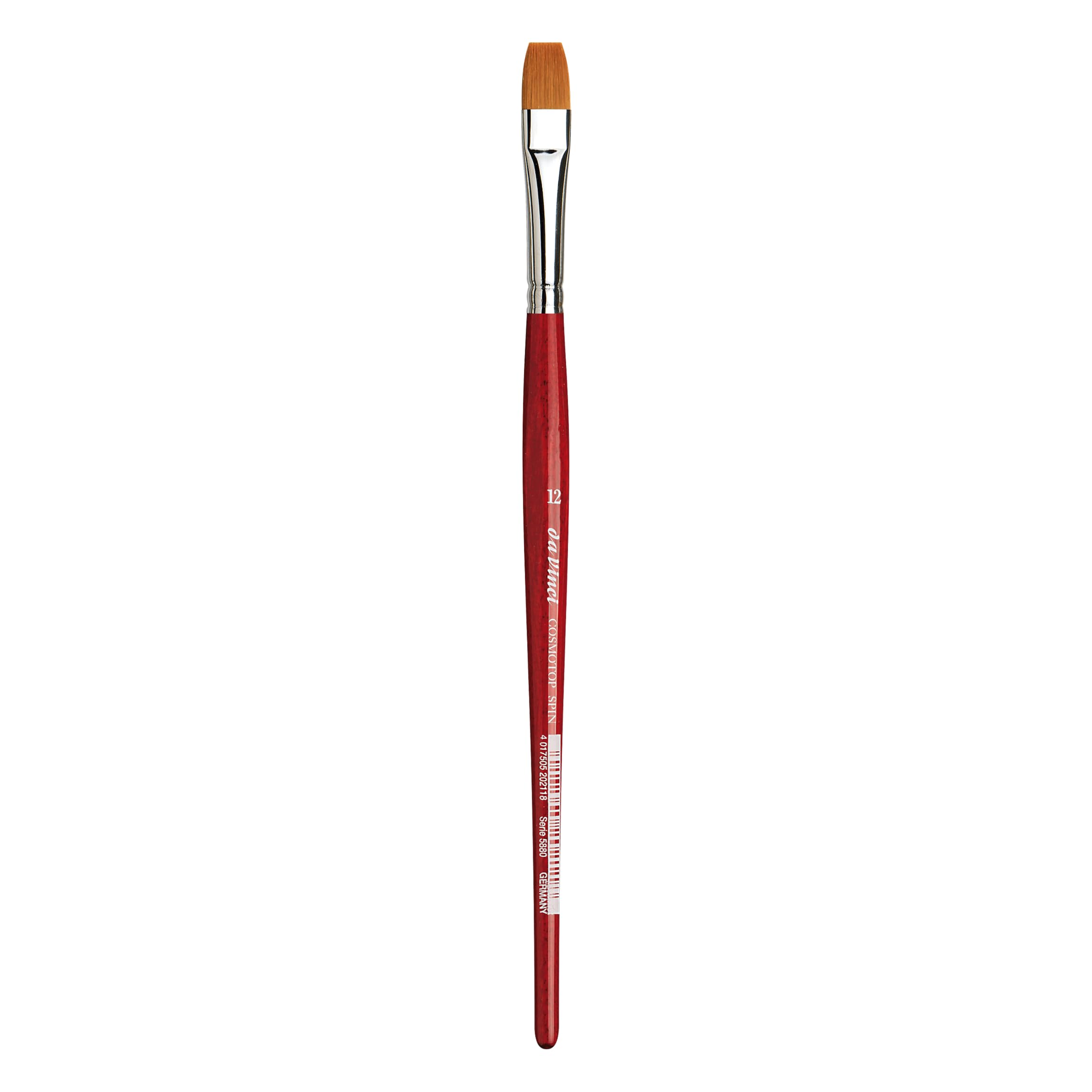 Da Vinci 5880 Series Water Colour Brush, Synthetic Fiber, Red, 22.5 x 1.2 x 30 cm — image 1