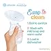 Silicone Breast Pump for Breastfeeding with Lid - 100% Food Grade BPA-Free Manual Hands Free Milk Breastpump by Ashtonbee