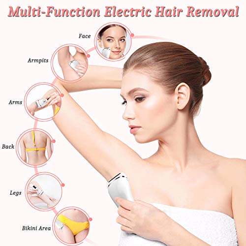 Electric Razor for Women, ISTON Rechargeable Wet and Dry Painless Lady Shaver Body Hair Remover for Face Legs Underarms and Bikini Trimmer Cordless Waterproof Hair Shaver with LED Battery Life Display - Thumbnail 2