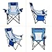 #WEJOY Collapsible Comfortable 16.9″ Tall High Seat Folding Patio Camping Beach Sling Reclining Lounge Chair with Pillow Cup Holder Pocket Carry Bag for Adults Outdoor Lawn Sports Poolthumb 2