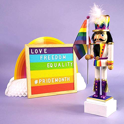 Nutcracker Ballet Gifts Pride Nutcracker Soldier In Rainbow Colors
