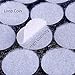400 Pieces 0.78 Inch Diameter Sticky Magic Dots Nylon Fabric Sticky Back Coins Hook and Loop Adhesive Fastener Circles 200 Pairs,White (1000Pieces)