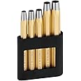Rennsteig R445 100 0 Octagonal Rivet Setter Set, 0 V, Gold/Silver