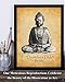Don't Be a Dick by Buddha - 11x14 Unframed Print, Vintage Humorous Poster, Funny Quote Poster and Home Decorations, Classic Spiritual Print, Great Inspirational and Motivational Gift