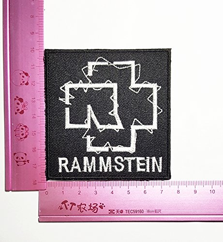 Rammstein Music Rock Heavy Metal Rock Music Band Patch Logo Sew Iron on Embroidered Appliques Badge Sign Costume