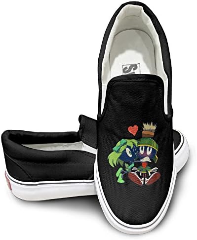 GD Marvin Kiss Casual Unisex Flat Canvas Shoes Sneaker 39 Black