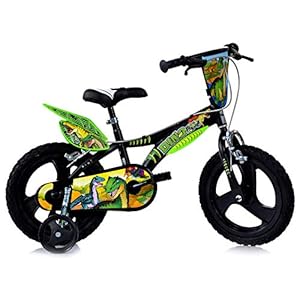Dinobikes 616L-DS Kinderfiets Dinosaurus: 16 Inch,Groen
