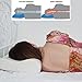 Bamboo Memory Foam Contour Pillow - A Firm Flexible Therapeutic Posturepedic Pillow for Sound Sleep and Reduced Neck and Shoulder Pain (20 x 12 in)