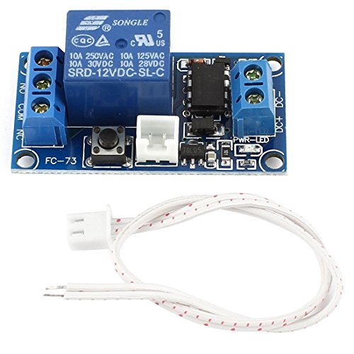 TOOGOO(R) DC 12V 1-CH Bistable Self-Locking Relay Expansion Circuit Board Module