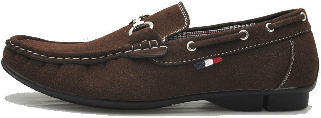 Amazon ウイルソン ドライビングシューズ メンズ スエード モカシン スリッポン No 06 レースアップシューズ