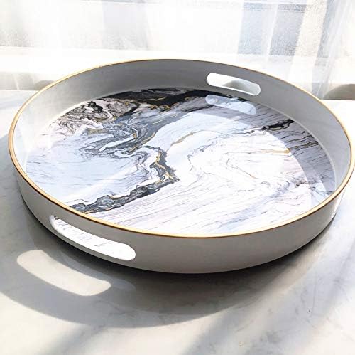 Blanc Cocina y baño Mesa de café tamaño 13 Bandeja de tocador Moderna y