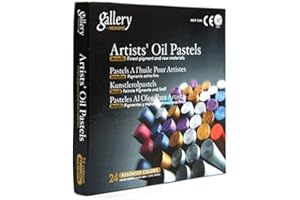 Mungyo Gallery Artists' Oil Pastels - 24 Metallic Colors