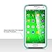 ULAK Galaxy S5 Case, S5 Case, Dual Layer Slim Hybrid Knox Amor Protective Case Cover for Samsung Galaxy S5 SV i9600 Plastic Hard Shell and Flexible TPU -Mint/Gray