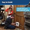 PetSafe Staywell 4 Way Locking Classic Cat Flap, Easy Install, Durable, Pet Door for Cats - (Tunnel Included), White