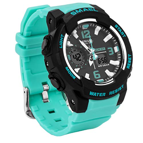 SMAEL Women's Sport Wrist Watch Quartz Dual Movement with Analog