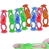 Johouse Slingshot Flying Frogs, Safe Stretchable Gel Creative Tricky Toys Novelty Art Toys 20PCS for Kids Party Favor April Fools' Day
