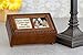Cottage Garden Sweet The Sound Saved a Wretch Woodgrain Rope Trim Petite Music Box Plays Amazing Grace