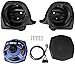 J&M Rokker Series XT Lower Fairing Speaker Kit for Harley Davidson 2006-13 Road - One Size