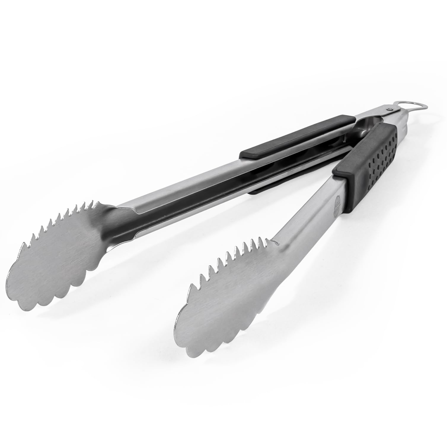 Grill Tongs 16-Inch Extra Long Heavy Duty for Grilling and Barbecue Heat Resistant Hand Grips Stainless Steel for BBQ Outdoor Kitchen and Cooking Hot Grilled Food