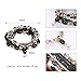 Starshiny Bohemian Beads Multi Strand Textured Stackable Bangle Bracelet Set