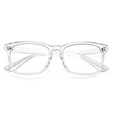 COASION Clear Glasses for Women Men Square Frame
