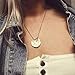 MUZHE Gold Silver Sloth Charm Necklace - Stylish Cute Animal Peandant Jewelry (Gold)