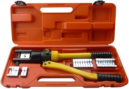 Vidaxl Coffret De Presse A Sertir Sertissage Hydraulique Bricolage Pince Outil Amazon Fr Bricolage