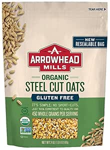 Arrowhead mills cereal oats steel cut gf 24oz (074333385608)