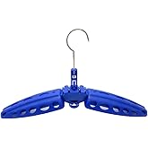 Mo're Wetsuit Hanger Foldable Surfing Suit Hangers Scuba Diving Accessory Folding Vented Hanger (Blue)