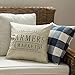 Meekio Farmhouse Pillow Covers with Farmers Market Quotes 18