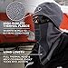 Ergodyne - 16851 N-Ferno 6823 Balaclava Ski Mask, Wind-Resistant Face Mask, Hinged Design to Wear as Neck Gaiter, Navy
