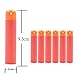 Yosoo 30-120pcs 9.5cm Red Soft Mega Refill Bullet Darts Foam Darts for Blasters Kid Toy Gun (120pcs)